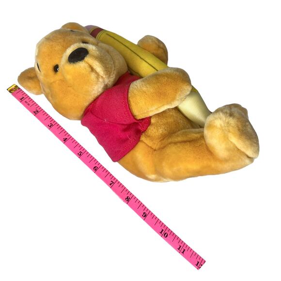 Disney Store Winnie The Pooh Bear PLUSH 12" Teddy Bear Pencil Stuffed Animal Toy - Picture 3 of 7